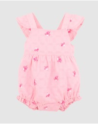 Fox & Finch - Summer Vacay Embroidered Overall - Babies-Kids