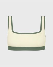 BONDI BORN - Hayden Bikini Top - Sage (Sculpteur®)