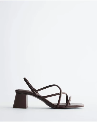 & Other Stories - Strappy Block Heel Sandals