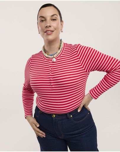 Winter Berry Stripe