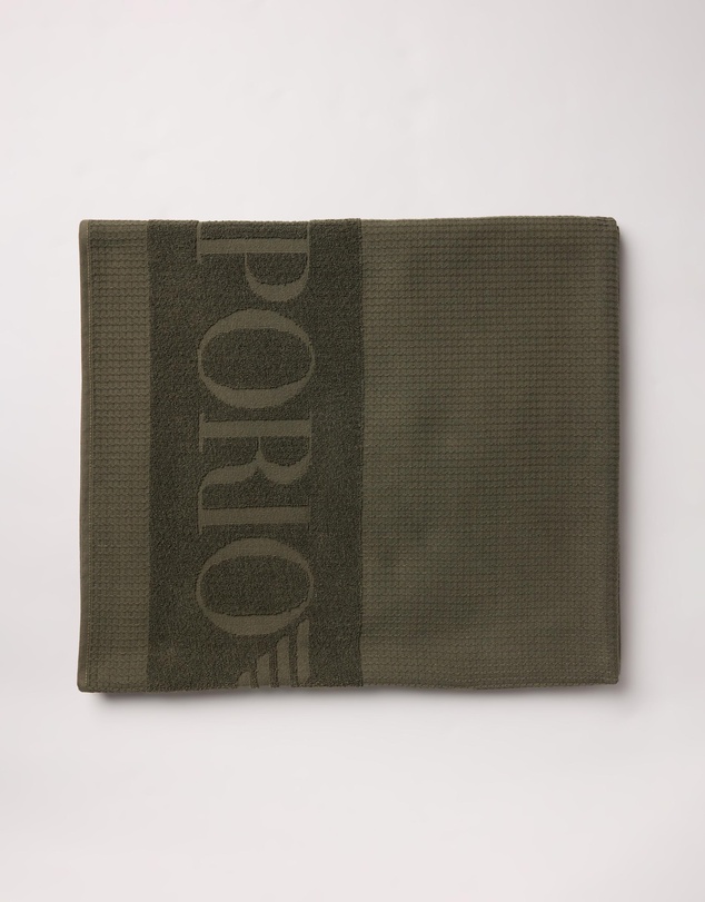 Emporio Armani - Waffle Weave Beach Towel