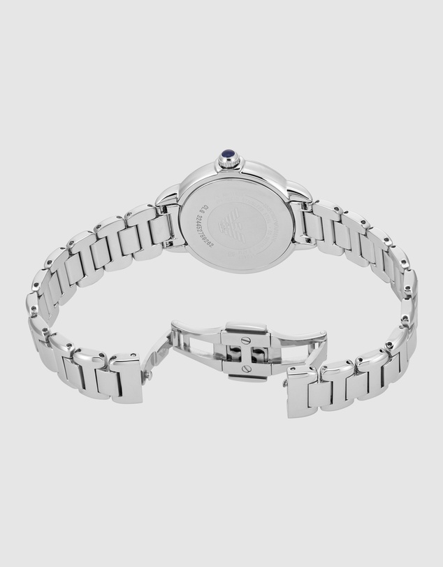 Emporio Armani - Silver Tone Analogue Watch