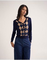 Oxford - Pixie Argyle Cardigan
