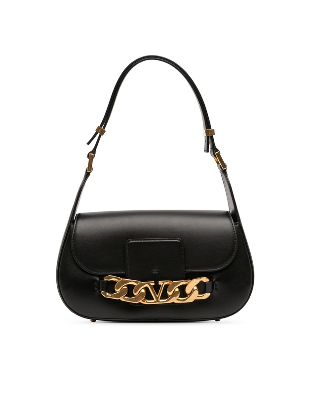 Pre-Loved by Azura Reborn - Pre-Loved Medium Leather Vlogo Chain Shoulder Bag