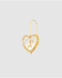 Karen Walker - Runaway Flaming Mother Of Pearl Earrings