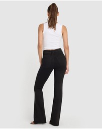 Good American - Never Fades Good Classic Slim Bootcut Jeans