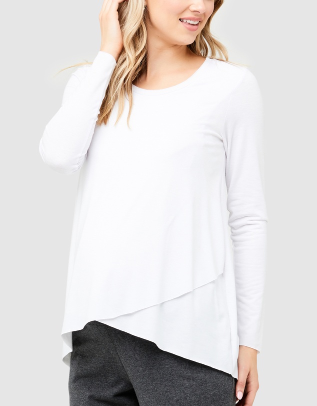 Ripe Maternity - Raw Edge Nursing Top