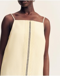 Shona Joy - Wright Lace Square Neck Mini Dress