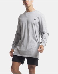 Vacancy Co - Palm Embroidery Long Sleeve Tee