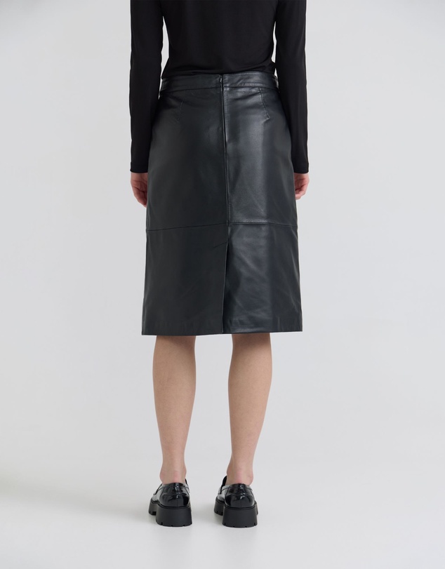 Oxford - Nina Nappa Leather Skirt