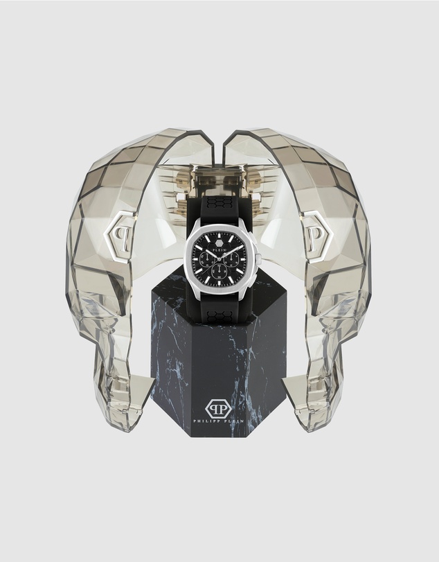 Philipp Plein - Plein Philipp 44mm Black Dial with Silicone Strap