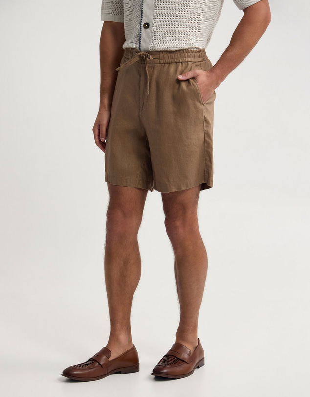 Oxford - Carlos French Linen Shorts