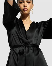 GINIA - Silk Wrap Gown