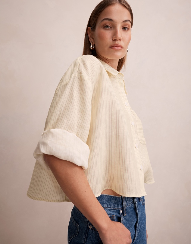 Forever New - Bowie Cropped Shirt