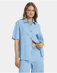 Billabong - Womens Laura Oversized Short Sleeve Shirt