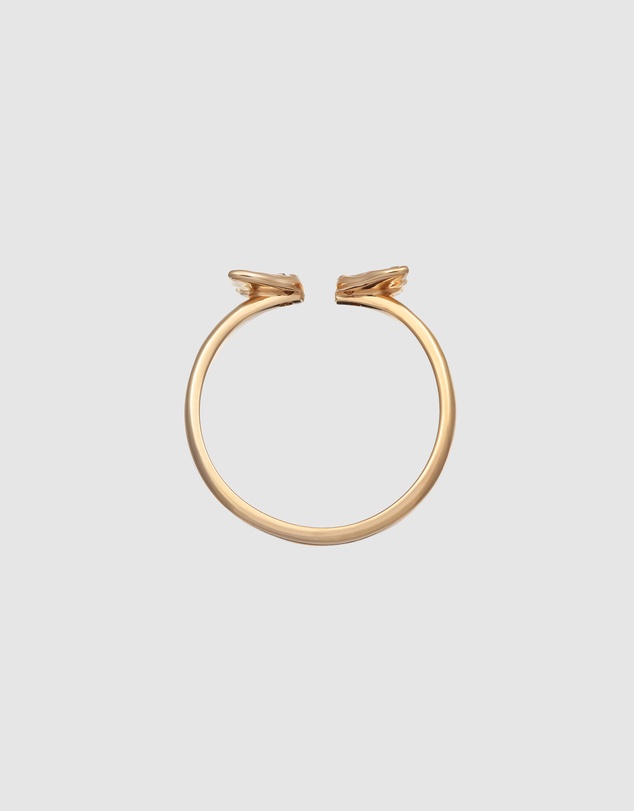 Elli Jewelry - Butterfly Zirconia Ring in Gold-Plated 925 Silver