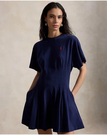 Polo Ralph Lauren - Shaped Cotton Jersey Tee Dress - The ICONIC Exclusive