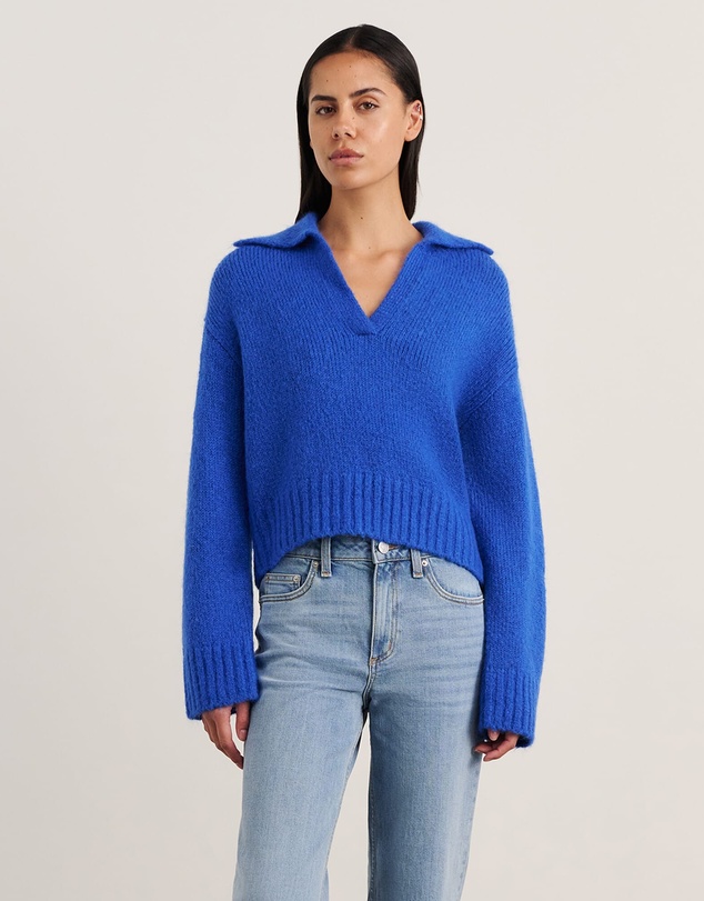 Jag - Lily Collared Knit
