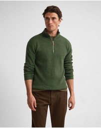 Oxford - Ryan Zip Neck Knit