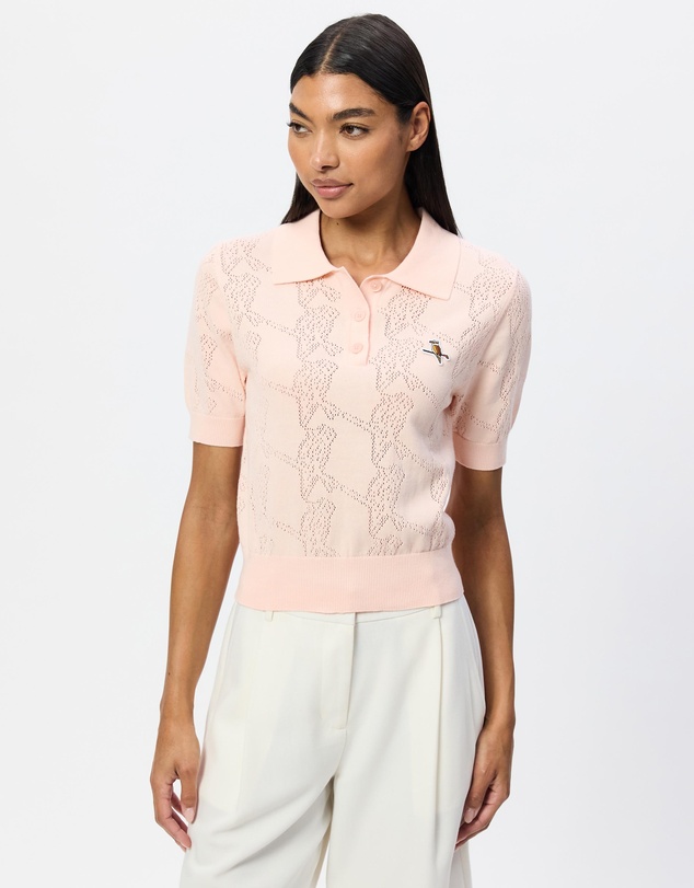 Walker Golf Things - Pointelle Knitted Polo