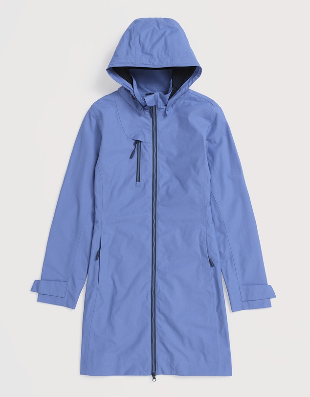 Seasalt - Seasalt Cornwall Blue Coverack Waterproof Coat