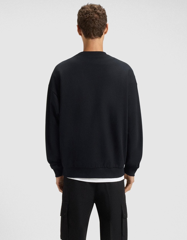 HUGO - Oversized-Fit Sweatshirt in Cotton Terry With Tonal Logo