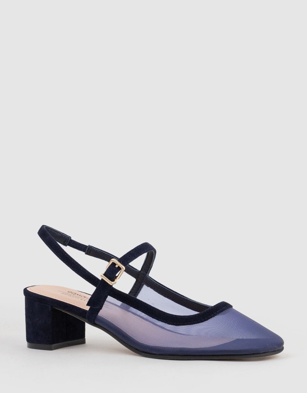 Edward Meller - DAPHNE45 Mesh Slingback Pump