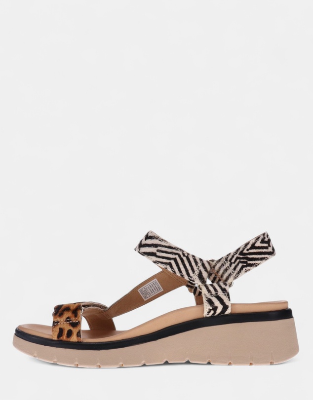 Mia Vita - Candice Sandal - Leopard Multi