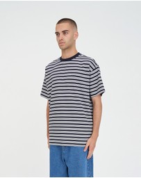 Huffer - Stripe Block Tee