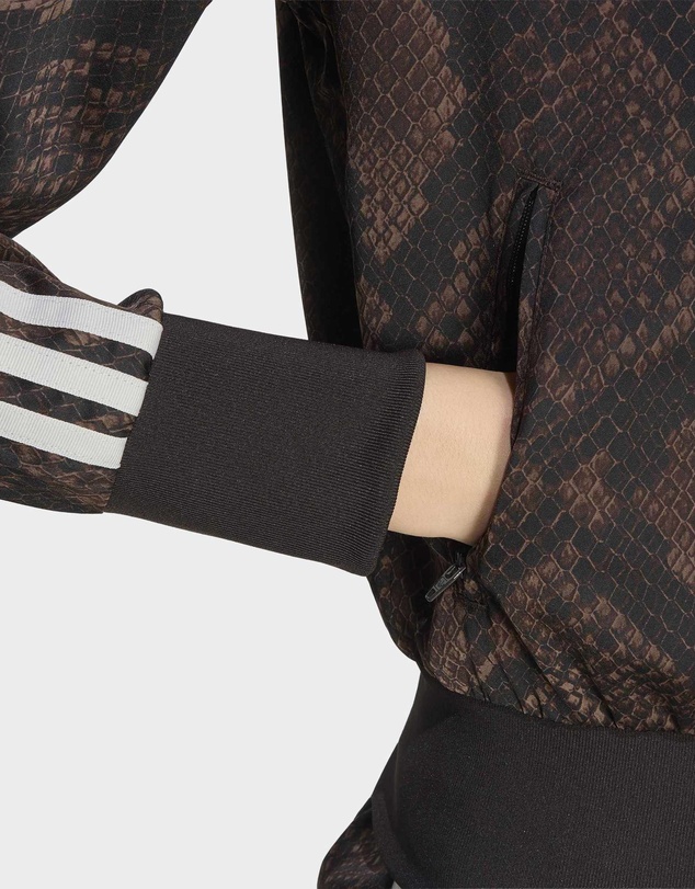 adidas Originals - SATIN SNAKE PRINT FIREBIRD TRACK JACKET Womens