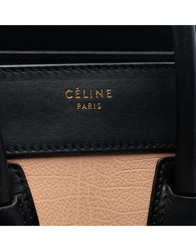 Pre-Loved by Azura Reborn - Pre-Loved Micro Tricolor Leather Luggage Tote