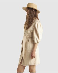 Zerafima - Holly Button Denim Dress