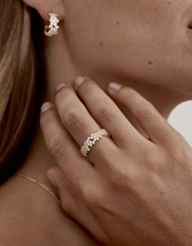 By Charlotte - Crystal Dust Bold Ring