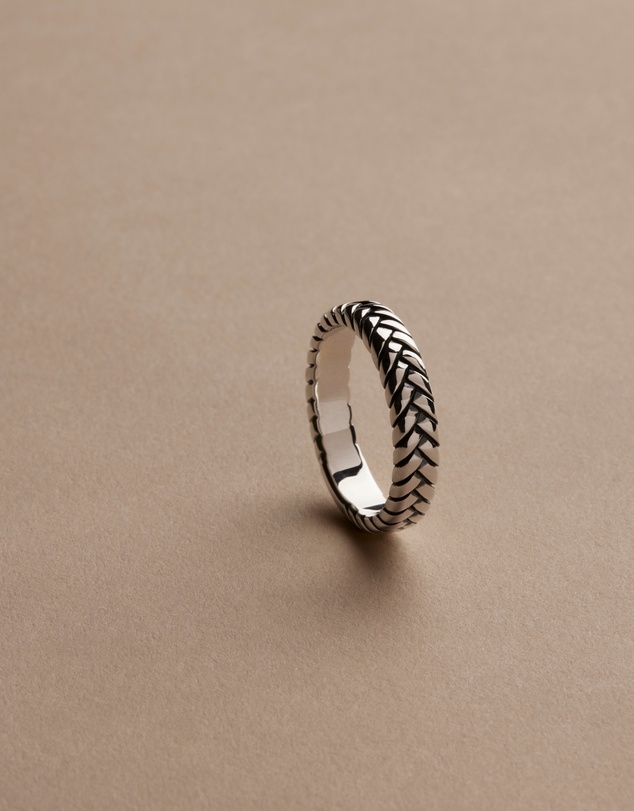 Najo - Tessera Men's Silver Ring