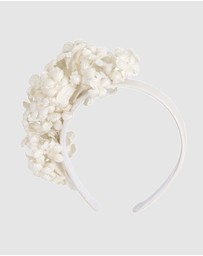 Max Alexander - Cream Flower Fascinator Headband