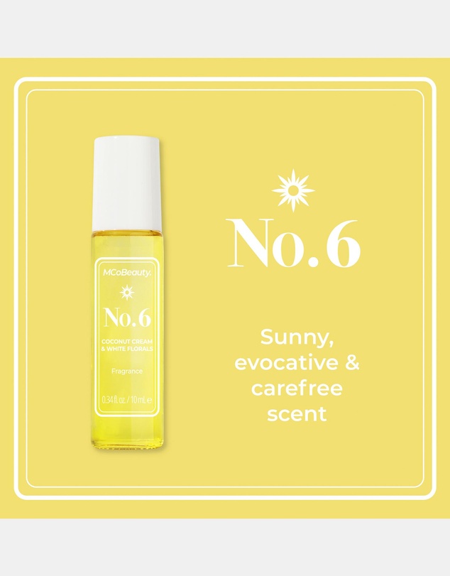 MCoBeauty - Roll-On Fragrance Hair & Body 10mL - No.6 (Coconut Milk & White Florals)