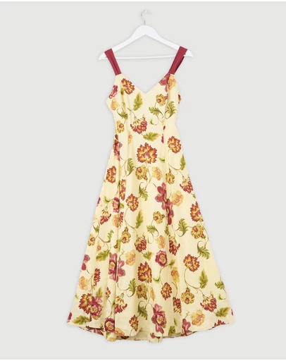 Revibe - Repaired KIVARI Odessa Midi Dress - AU 10