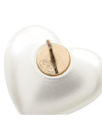 Pre-Loved by Azura Reborn - Pre-Loved CC Gold Plated Faux Pearl and Rhinestone Heart Earrings