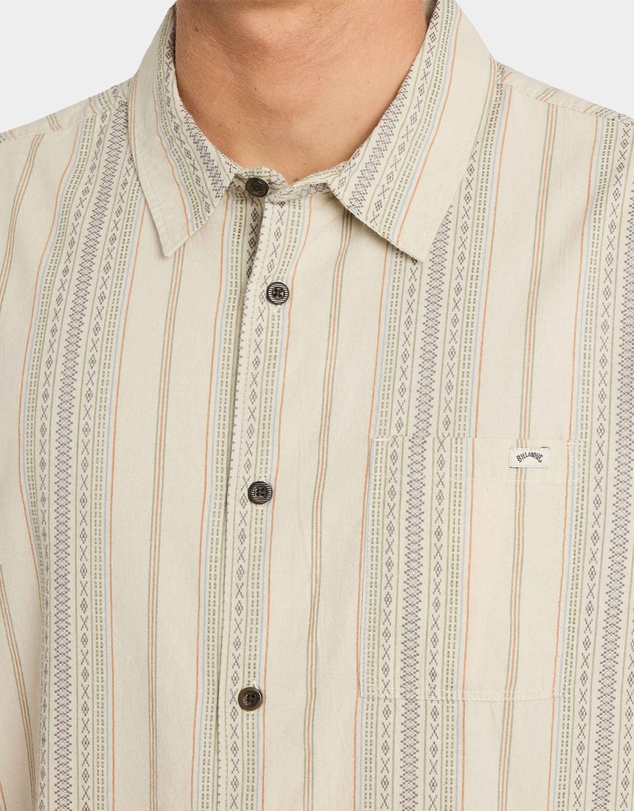 Billabong - Mens Sundays Jacquard Short Sleeve Shirt