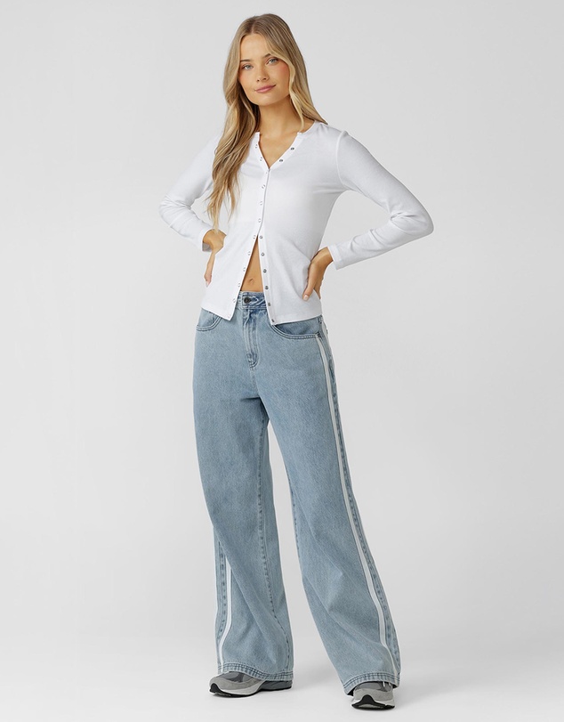 Lorna Jane - Nostalgia Light Wash Denim Pants