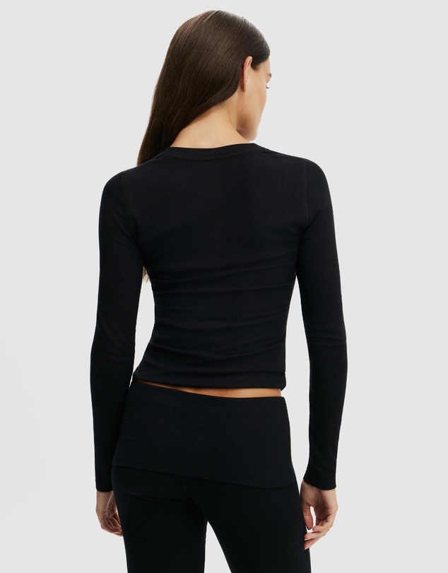 Cotton On Body - Airy Soft Lounge Henley Top