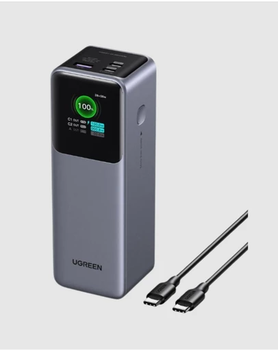 Ugreen - UGREEN Nexode Power Bank 25000mAh 200W with Smart Digital Display