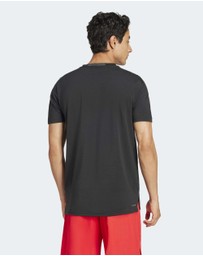 adidas Performance - Designed 4 Training 3-Stripes Tee Mens