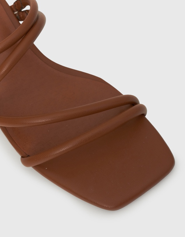 Betts - Hallie Low Wooden Block Heel Mules