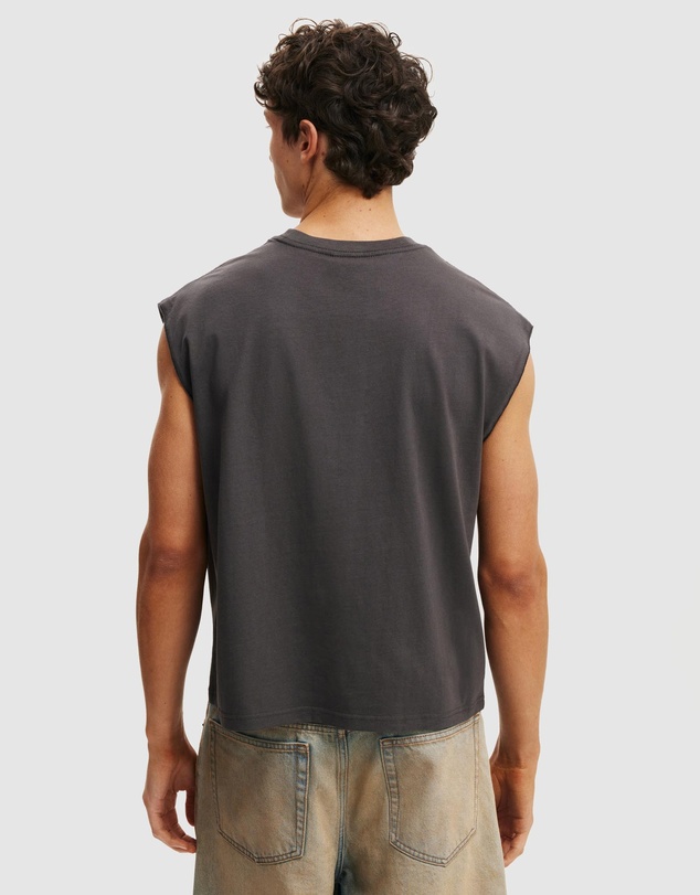 Cotton On - Cropped Fit Muscle Top