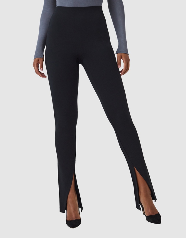 Spanx - PONTE-PERFECT FRONT SLIT LEGGINGS