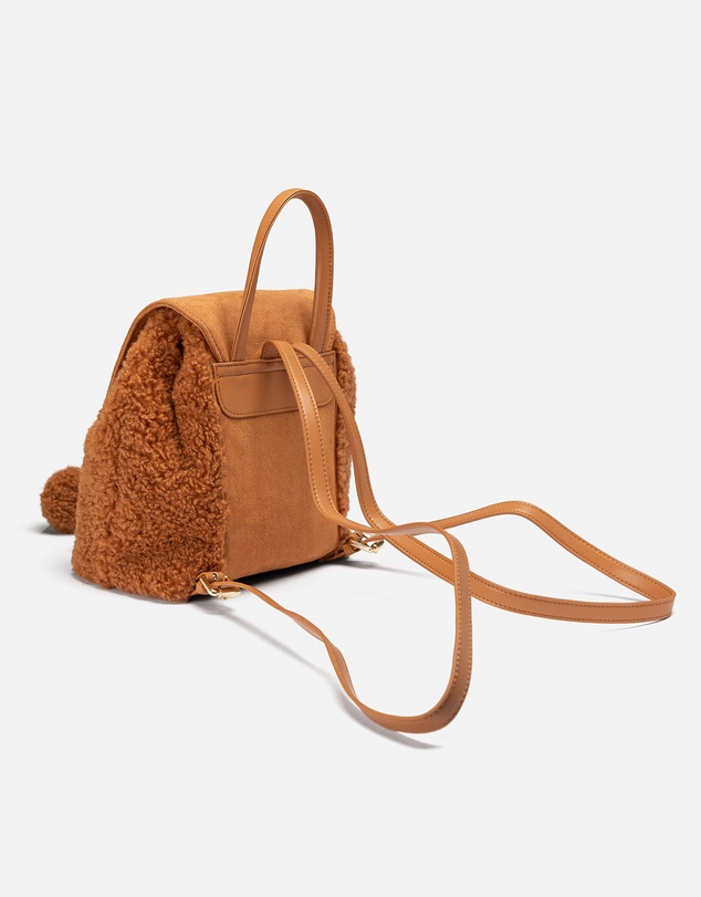 Ozwear Connection Uggs - Ugg Pompom Fluffy Backpack