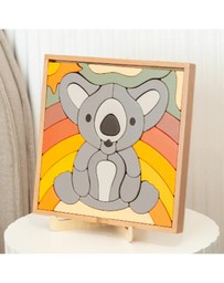 Axis Toys - Stellavan & Papa - 3-in-1 Large Block Puzzle, Koala