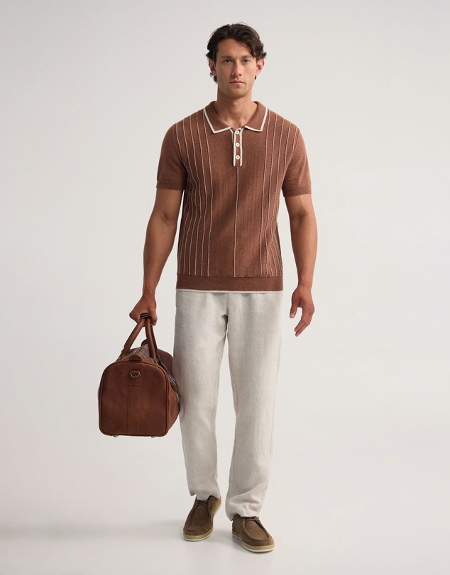 Oxford - Roman Piping Trim Knitted Polo
