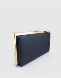 Izoa - Amanda Clutch Black